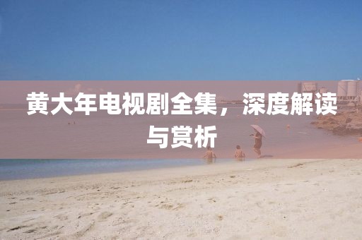 黄大年电视剧全集，深度解读与赏析