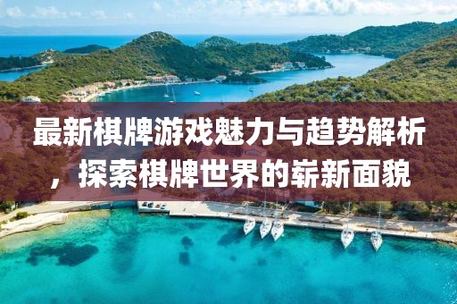 最新棋牌游戏魅力与趋势解析，探索棋牌世界的崭新面貌