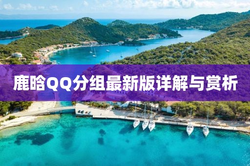 鹿晗QQ分组最新版详解与赏析