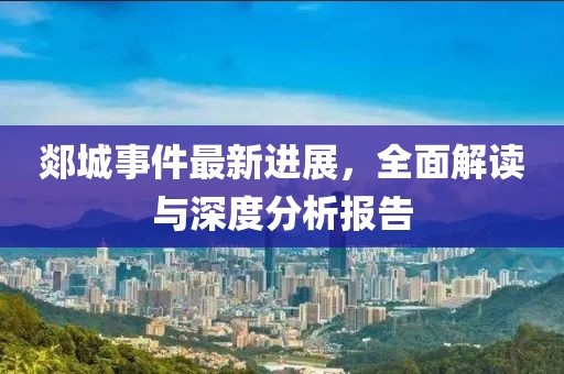 郯城事件最新进展，全面解读与深度分析报告