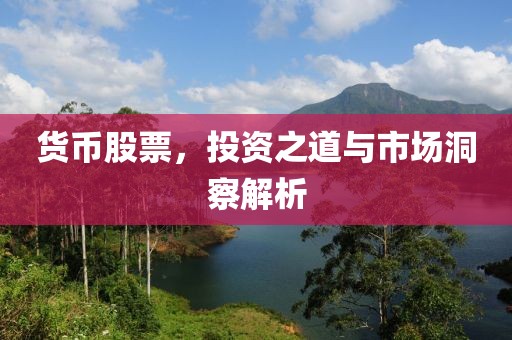 货币股票，投资之道与市场洞察解析