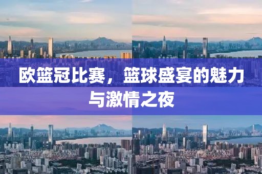 欧篮冠比赛，篮球盛宴的魅力与激情之夜