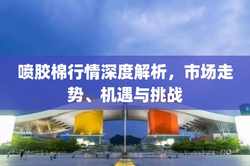 喷胶棉行情深度解析，市场走势、机遇与挑战