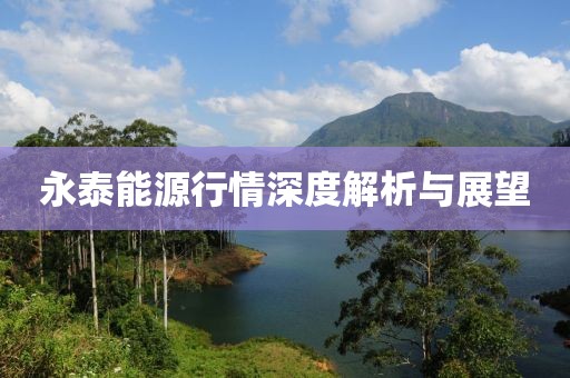 永泰能源行情深度解析与展望