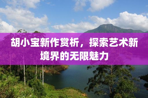 胡小宝新作赏析，探索艺术新境界的无限魅力