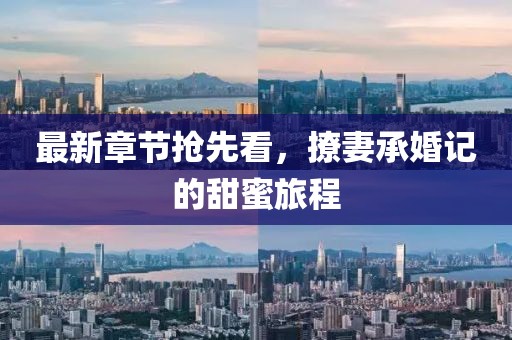 最新章节抢先看，撩妻承婚记的甜蜜旅程