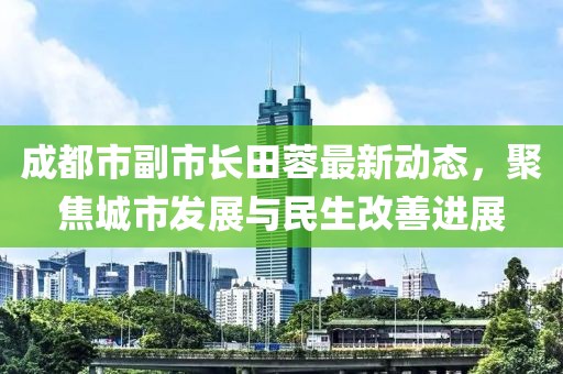 成都市副市长田蓉最新动态，聚焦城市发展与民生改善进展