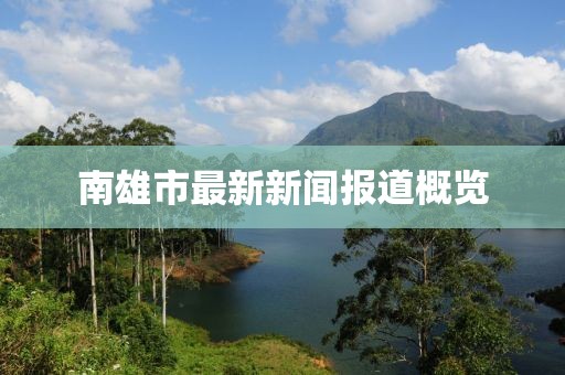 南雄市最新新闻报道概览