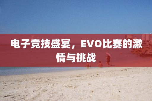 电子竞技盛宴，EVO比赛的激情与挑战