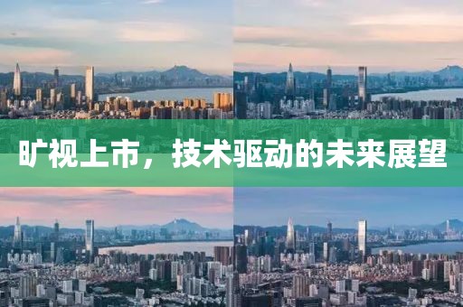 旷视上市，技术驱动的未来展望