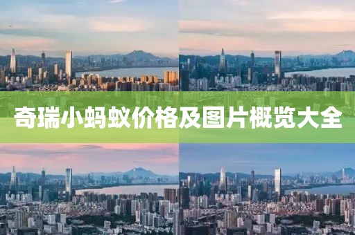 奇瑞小蚂蚁价格及图片概览大全