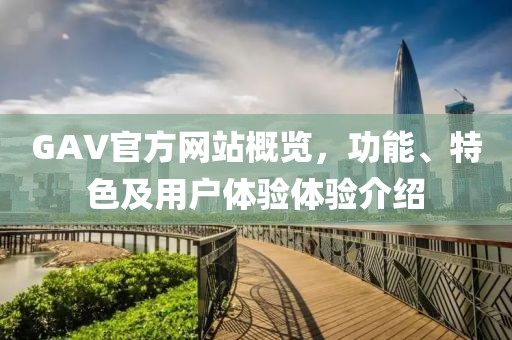 GAV官方网站概览，功能、特色及用户体验体验介绍