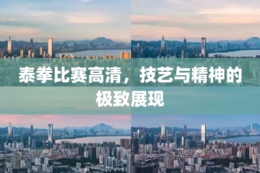 泰拳比赛高清，技艺与精神的极致展现