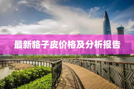 最新貉子皮价格及分析报告