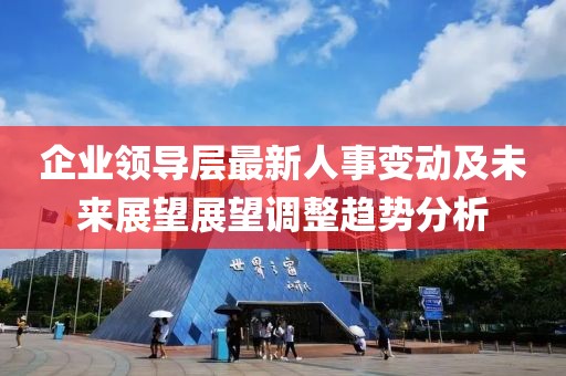 企业领导层最新人事变动及未来展望展望调整趋势分析