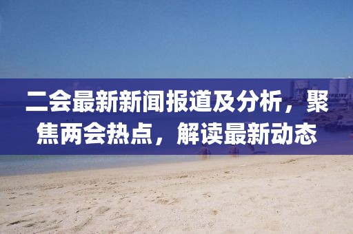 二会最新新闻报道及分析，聚焦两会热点，解读最新动态