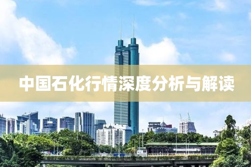 中国石化行情深度分析与解读