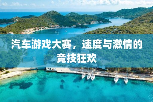 汽车游戏大赛，速度与激情的竞技狂欢