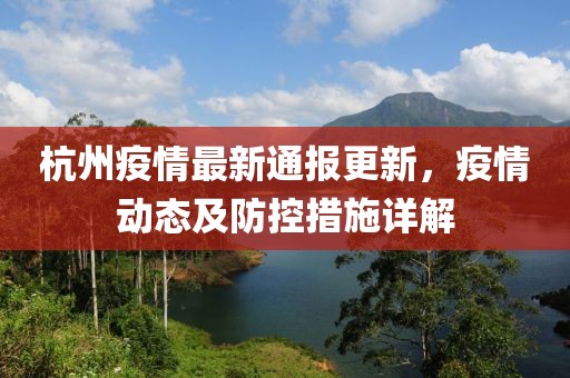杭州疫情最新通报更新，疫情动态及防控措施详解
