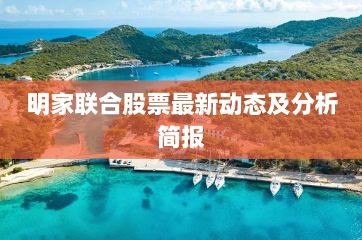 明家联合股票最新动态及分析简报