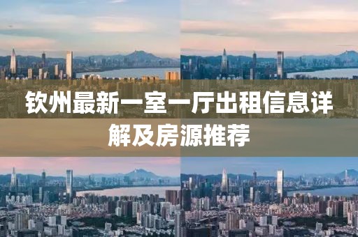 钦州最新一室一厅出租信息详解及房源推荐