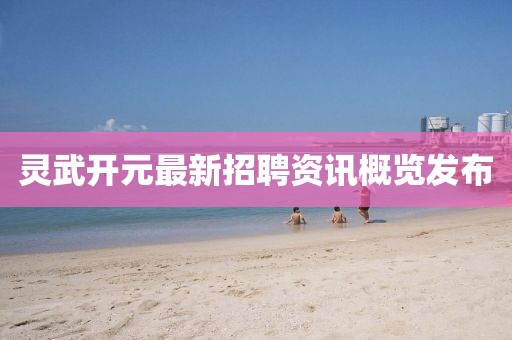 灵武开元最新招聘资讯概览发布