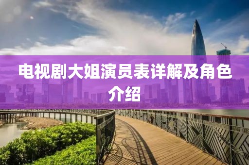 电视剧大姐演员表详解及角色介绍
