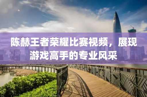 陈赫王者荣耀比赛视频，展现游戏高手的专业风采
