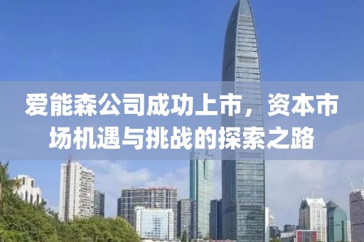 爱能森公司成功上市，资本市场机遇与挑战的探索之路