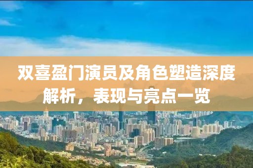 双喜盈门演员及角色塑造深度解析，表现与亮点一览