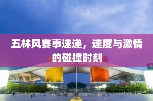 五林风赛事速递，速度与激情的碰撞时刻