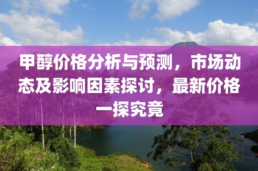 甲醇价格分析与预测，市场动态及影响因素探讨，最新价格一探究竟