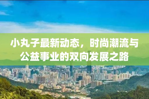 小丸子最新动态，时尚潮流与公益事业的双向发展之路