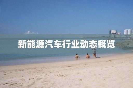 新能源汽车行业动态概览