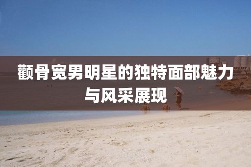 颧骨宽男明星的独特面部魅力与风采展现