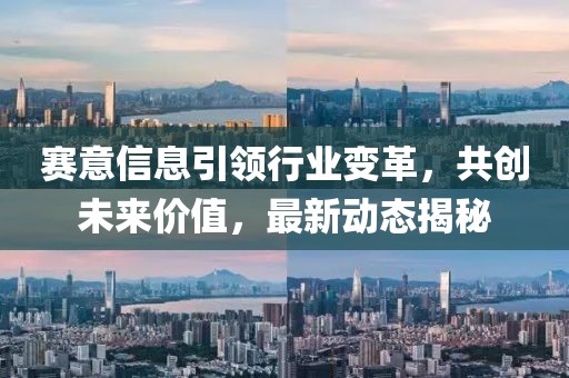 赛意信息引领行业变革，共创未来价值，最新动态揭秘