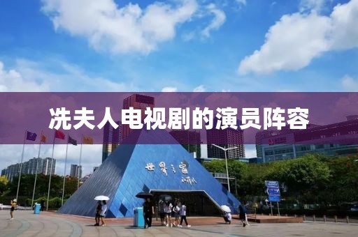冼夫人电视剧的演员阵容