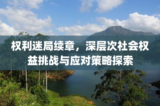 权利迷局续章，深层次社会权益挑战与应对策略探索