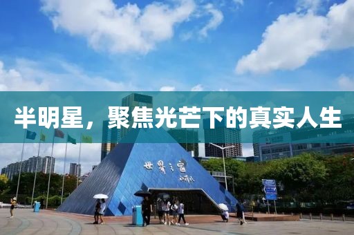半明星，聚焦光芒下的真实人生