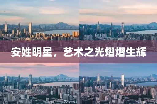 安姓明星，艺术之光熠熠生辉