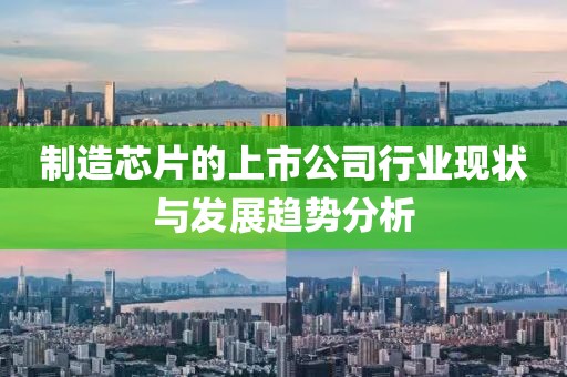 制造芯片的上市公司行业现状与发展趋势分析