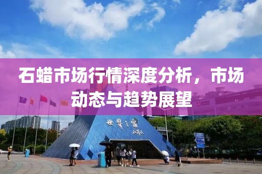 石蜡市场行情深度分析，市场动态与趋势展望