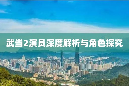 武当2演员深度解析与角色探究
