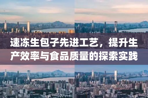 速冻生包子先进工艺，提升生产效率与食品质量的探索实践