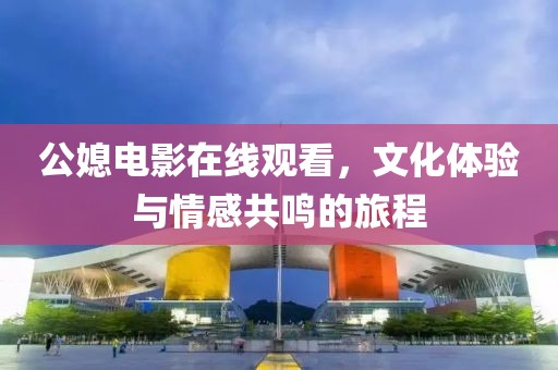 公媳电影在线观看，文化体验与情感共鸣的旅程