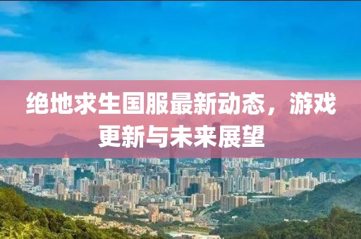 绝地求生国服最新动态，游戏更新与未来展望