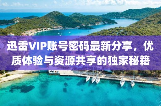 迅雷VIP账号密码最新分享，优质体验与资源共享的独家秘籍