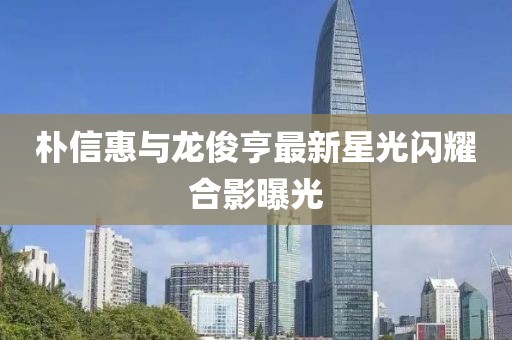 朴信惠与龙俊亨最新星光闪耀合影曝光