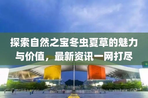 探索自然之宝冬虫夏草的魅力与价值，最新资讯一网打尽