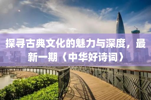 探寻古典文化的魅力与深度，最新一期〈中华好诗词〉